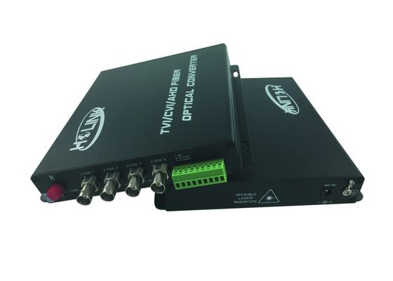 China 2 Channel HD Video Fiber Optic Transceiver For TVI/CVI/AHD Cameras supplier