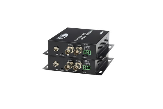 China 2ch HD 1080p Video Converter 1 Return Data / 1 Audio To Fiber Optic Video Multiplexer supplier