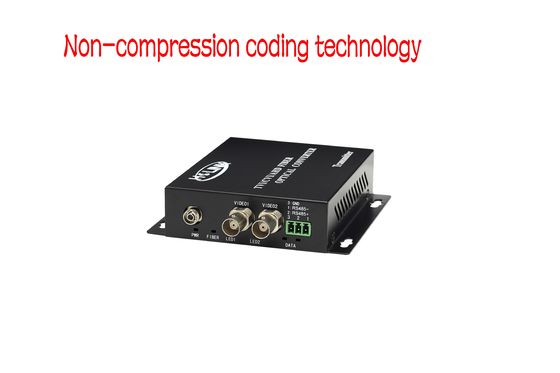 China Singlemode 2 Channel Bnc To Fiber HD 1080p Video Converter With 1RS485 Data supplier