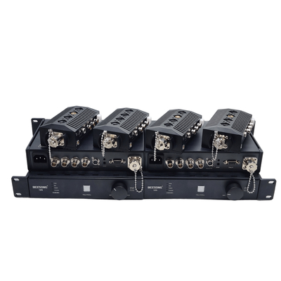 China Rack-mount Chassis 4K SDI So-ny Camera Fiber Transmission System, Fibre Camera Adaptor + Fibre Base Station supplier