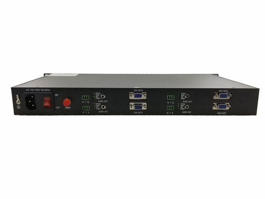 China 4 channels 1080P Coaxial VGA RS422 Data BNC To Fiber Optical Converter supplier
