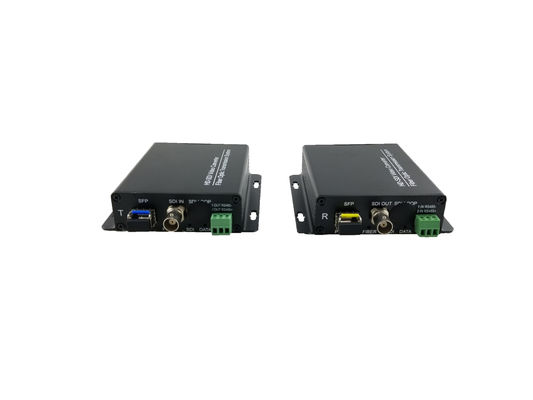 China 1 Channel 1080P/30Hz HD SDI to Fiber Optical Converter with Embedded audio/1 Ch Reverse RS485 Data Converter supplier
