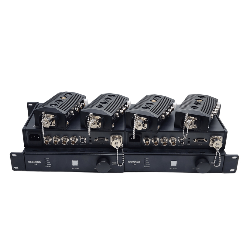 Rack-mount Chassis 4K SDI So-ny Camera Fiber Transmission System, Fibre ...