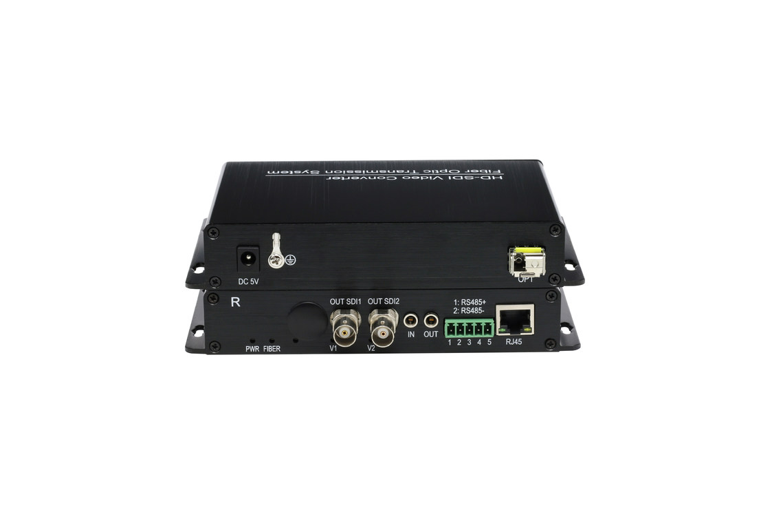 2Ch HD SDI To Fiber Converter HD-SDI Over Fiber Extender Transmitter ...