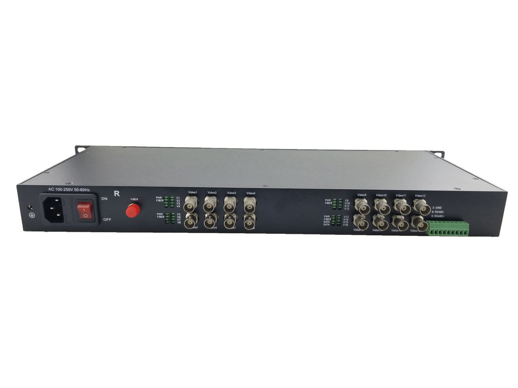 RS485 data fibre optic converter , HDCVI video to fiber converter with ...