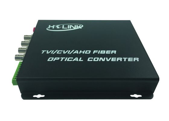 4ch  video + 1 return data fiber optic video converter , 1 ~ 64 channels bnc to fiber converter supplier