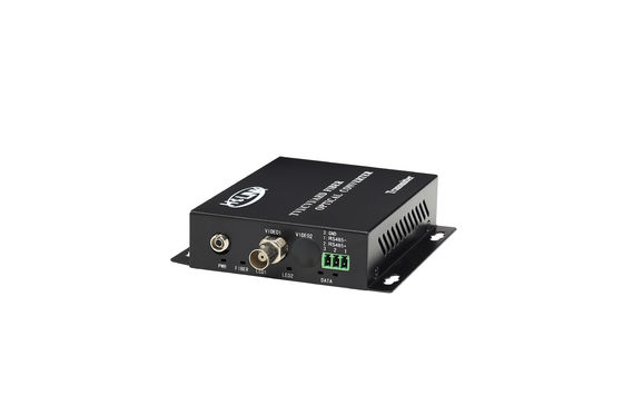 sdi to fiber optic converter 2 Channel HD 1080p Video Converter With 1 Channel RS485 Data 20Km Transmission Distance supplier
