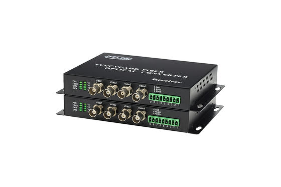 fiber video converter,AHD/CVI/TVI Signal to DVR,BNC to Fiber Video Transmitter/Receiver supplier