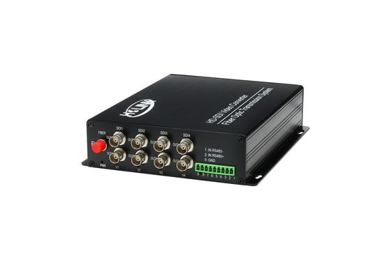 5V DC HD-SDI Fiber Optic Video Transmitter Embedded With Audio + 1 Ch Return supplier
