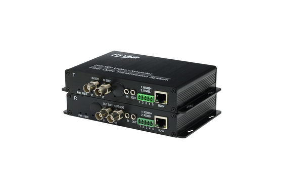 1 Reverse RS485 Data Hd Sdi To Fiber Optic Converter With 1-Ch Forward Audio supplier