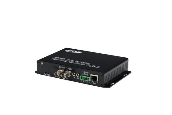 1 Reverse RS485 Data Hd Sdi To Fiber Optic Converter With 1-Ch Forward Audio supplier