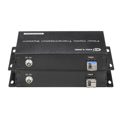 4K60Hz HD-MI Video to Fiber Converter With KVM, 3.5mm Audio, RS485/RS232 Data supplier