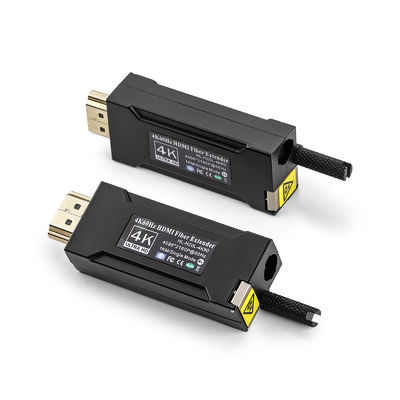 Mini 4K HD-MI Video and USB Extension 2KM Over Fiber Converter supplier