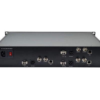 Multi-Functional 5CH 12G SDI to Ethernet Fiber Optic Converter With XLR Audio supplier