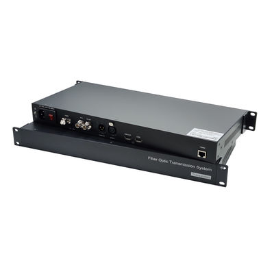 4CH 12G SDI Fiber Optical Converter With XLR Audio/ HD-MI Video/ Gigabit Ethernet supplier
