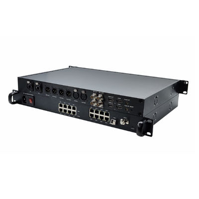 12G SDI Video Transmission with XLR Audio & Ethernet Over Single Fiber to Convert supplier
