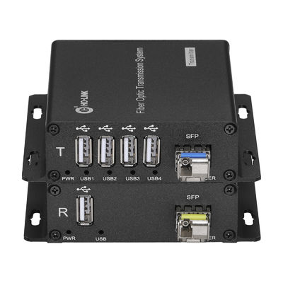 4-Channel USB2.0 Signal Extension up to 20km with USB to Fiber Converter for Smooth Data Transfe supplier