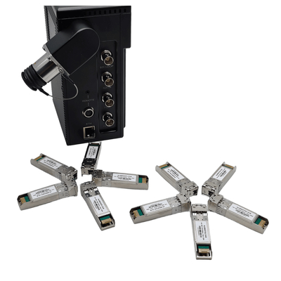 Hot-pluggable SFP+ 12G Video SDI Optical Cable Module With LC Fiber Connector supplier