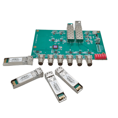 Hot-pluggable SFP+ 12G Video SDI Optical Cable Module With LC Fiber Connector supplier
