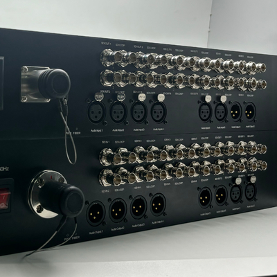 12 Channel 3G-SDI to Fiber Converter with 8CH XLR Audio, Lemo Connector, including Transmitter and Receiver supplier