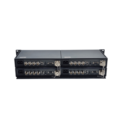 Rack-mount Chassis 4K SDI So-ny Camera Fiber Transmission System, Fibre Camera Adaptor + Fibre Base Station supplier