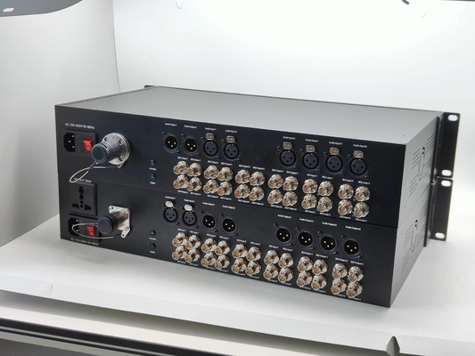 12-Channel 3G-SDI Fiber Optic Converter + 8CH XLR Balanced Audio, With SMPTE Fiber Connector to Transmit supplier