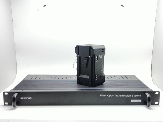 V-mount 12G SDI Fiber Optic Box with PGM supplier