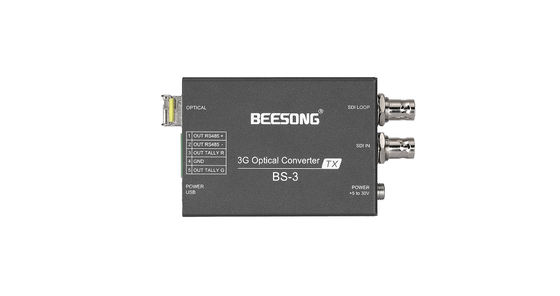 3G SDI Fiber Optic Converter With Tally, RS485, SFP Module supplier