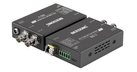 3G SDI Fiber Optic Converter With Tally, RS485, SFP Module supplier