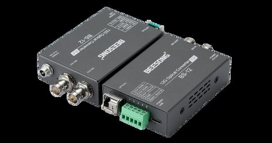 12G SDI Fiber Optic Converter With Tally, RS485, SFP Module supplier