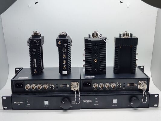 Side Mount 4K 12G SDI Fiber Transmission System With CCU supplier