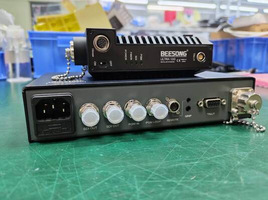 Side Mount 4K 12G SDI Fiber Transmission System With CCU supplier