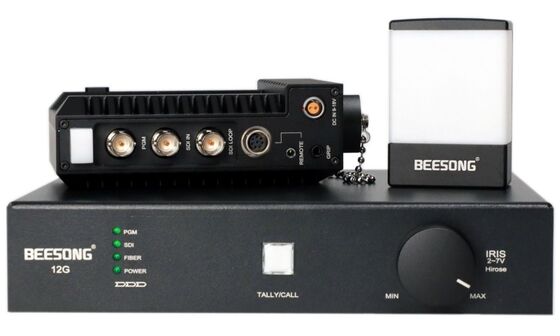 Side Mount 4K 12G SDI Fiber Transmission System With CCU supplier