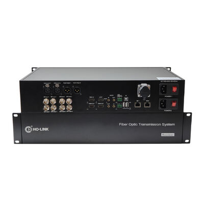 Fiber Transmission System 12G-SDI Video+4K60Hz HDMI With KVM+XLR Audio+Network+Neutrik Fiber Connector supplier