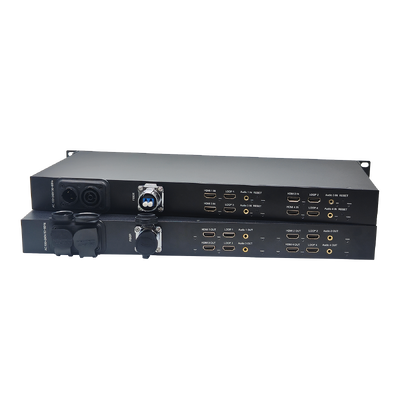 Custom-made 4 Channels Forward 4K60 HDMI Fiber Optic Converter Support 7680*1080P supplier