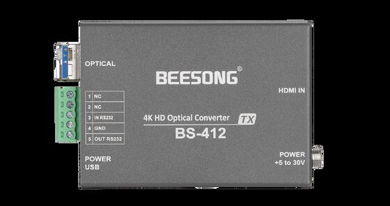 Newest Mini 4K60 HDMI Fiber Optic Converter with RS232 Data supplier