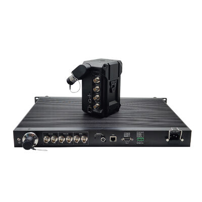 12G SDI Camera Fiber Adaptor With Ethernet, Intercom, Tally, Remote For Live Broadcasts supplier