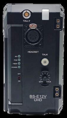 12G SDI Camera Fiber Adaptor With Ethernet, Intercom, Tally, Remote For Live Broadcasts supplier