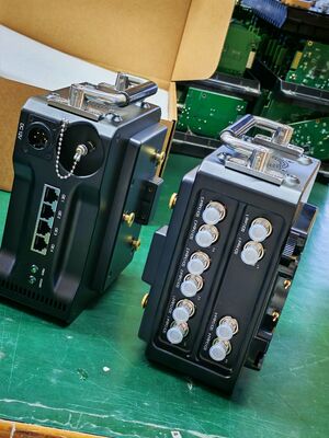 Anton Goldmount 5x 12G SDI Fiber Transmission Mux With 1000M Network supplier