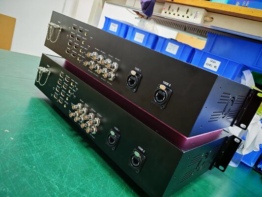 2x Bidirectional 4K 12G SDI Video Fiber Transmission System with 4K60 HDMI, 10GB Network, Dual ST Fiber Connector supplier