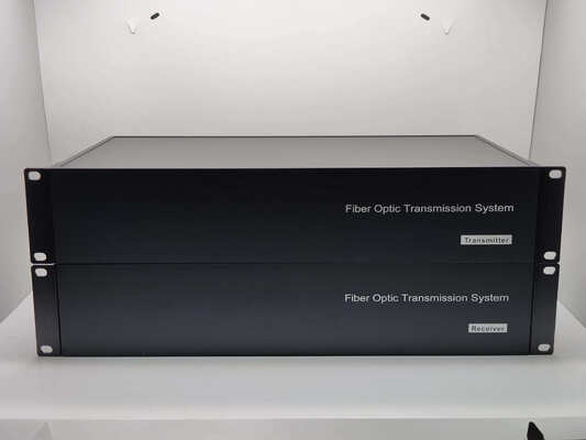 SMPTE 4K Camera Fiber Transmission System with 12G SDI, XLR, Ethernet, DB25 Tally and RS485/232/422 Data supplier