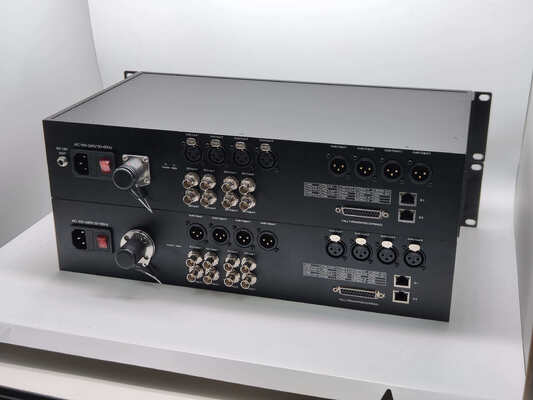 SMPTE 4K Camera Fiber Transmission System with 12G SDI, XLR, Ethernet, DB25 Tally and RS485/232/422 Data supplier