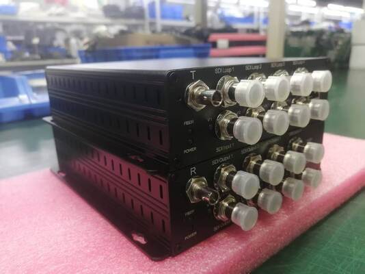 4 Channels 3G SDI Input With IP Network Multi-Signals Transmission Equipment Over One Fibre Cable supplier