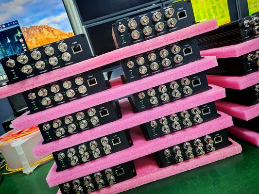 4 Channels 3G SDI Input With IP Network Multi-Signals Transmission Equipment Over One Fibre Cable supplier