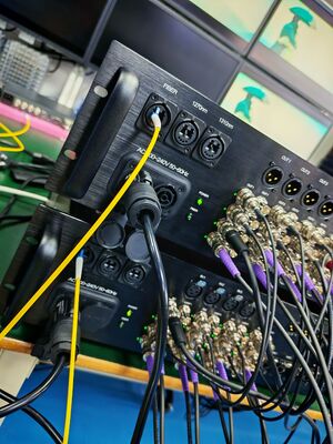 8CH Bidi 12G SDI Video Fiber Transmission System with XLR Audio, 10GB Network, Opticalcon Duo Fiber Connector supplier