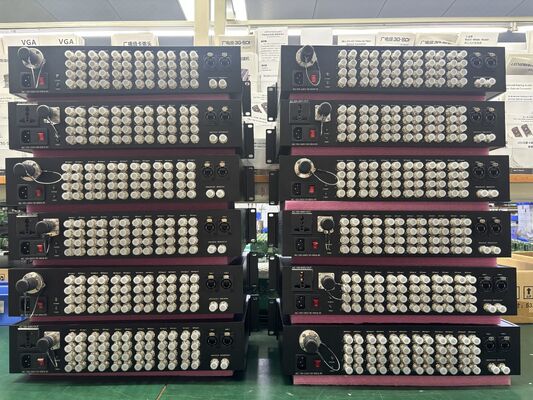 24 Channels 4K Video Signal Transmission System Via SMPTE Fiber Cable With Genlock supplier