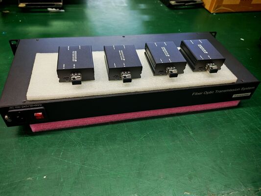 12G SDI Digital Broadcast Video Over Single Mode Fiber Optic 1TX 4RX supplier