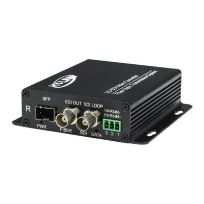 1 Channel 1080P/60Hz 3G-SDI Video to Fiber Converter Hot Swap add 1 Channel Loop Function supplier
