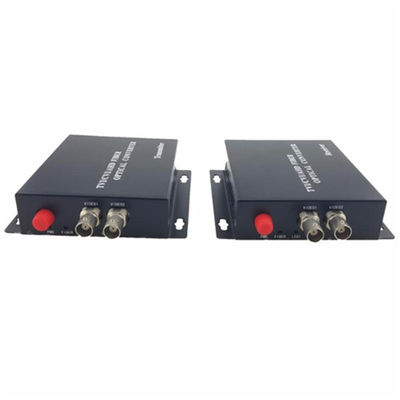 Holink 2 Channel 1080P HD TVI/TVI/AHD to Fiber Video Converter with 1 Channel Reverse RS485(optional) Data supplier