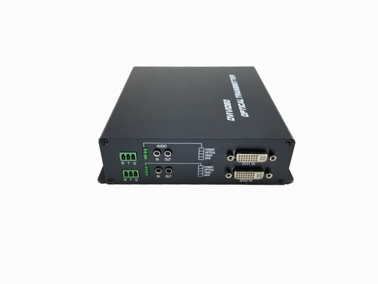 2channel  HD DVI digital video to fiber optic media converter, 10km on SMF,HDCP 1.2, support RS-232, RS-422, RS-485 supplier